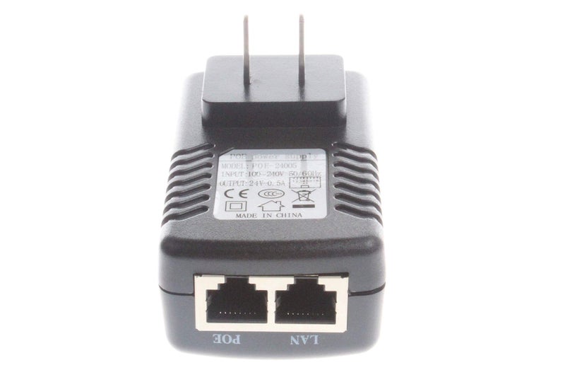 NOYITO 24V 0.5A PoE Injector Power Supply Adapter with Wall Plug IEEE 802.3af Compliant 10 100Mbps Suitable for IP Camera Voip Phones AP - Image 3